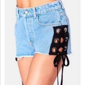 Carmar Lace Up Shorts